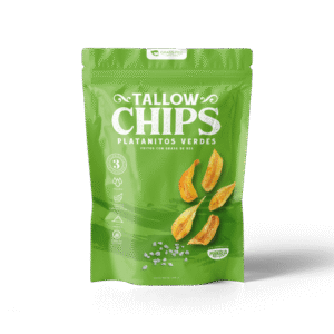 Tallow Chips |  Platanitos Verdes | 140g